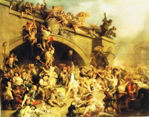 The Massacre at Paris 1792 Plundering the King´s Cellar at Paris (for source of image see link)